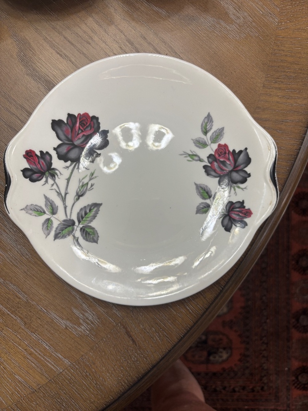 Royal Albert Masquerade Finger Sandwich/biscuit/Cake plate 9.5 inches